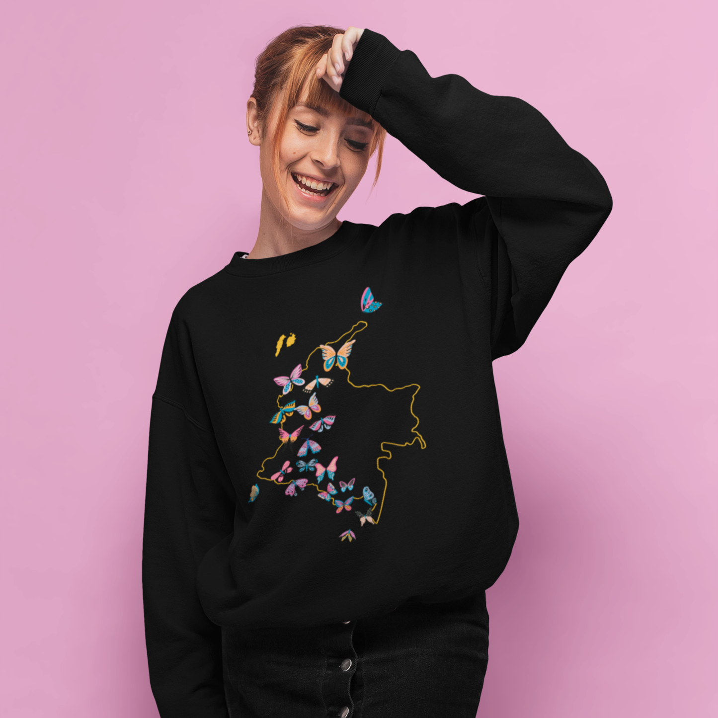 Sweatshirt Mariposas de Colombia.