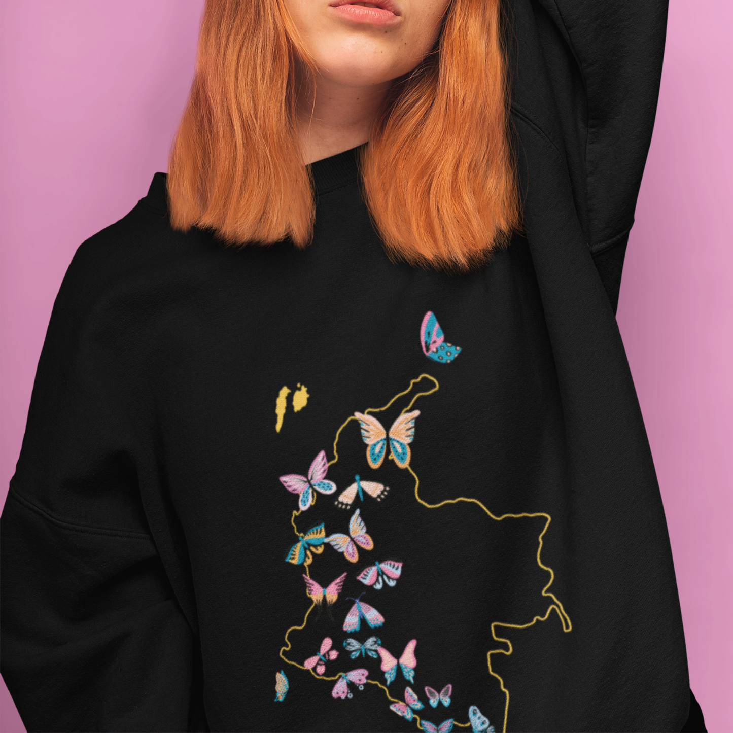Sweatshirt Mariposas de Colombia.