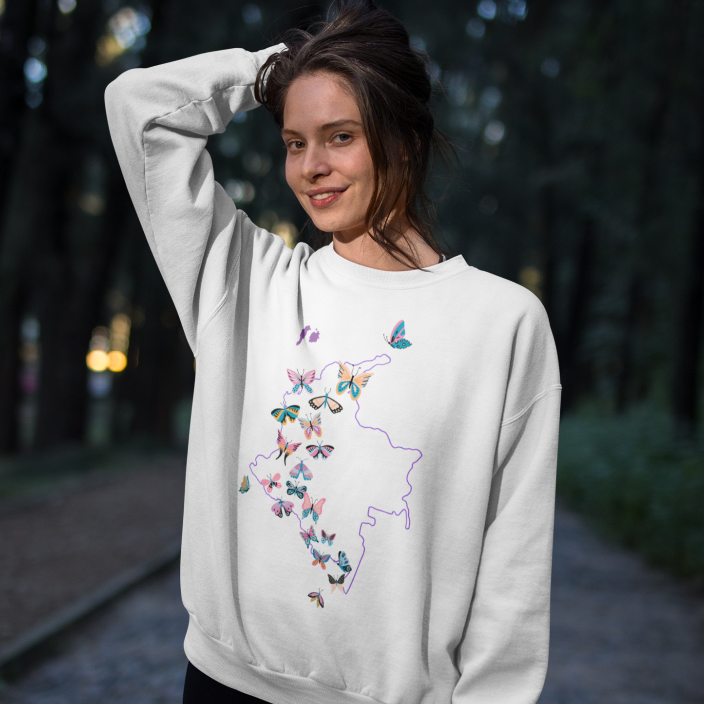 Sweatshirt Mariposas de Colombia.