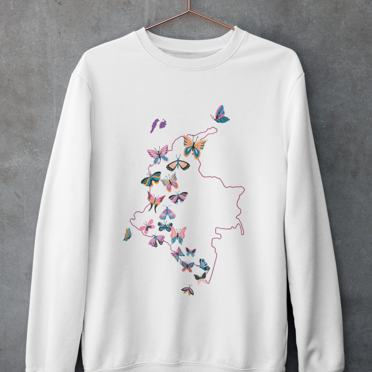 Sweatshirt Mariposas de Colombia.