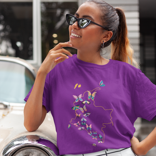 Camiseta Mariposas de Colombia