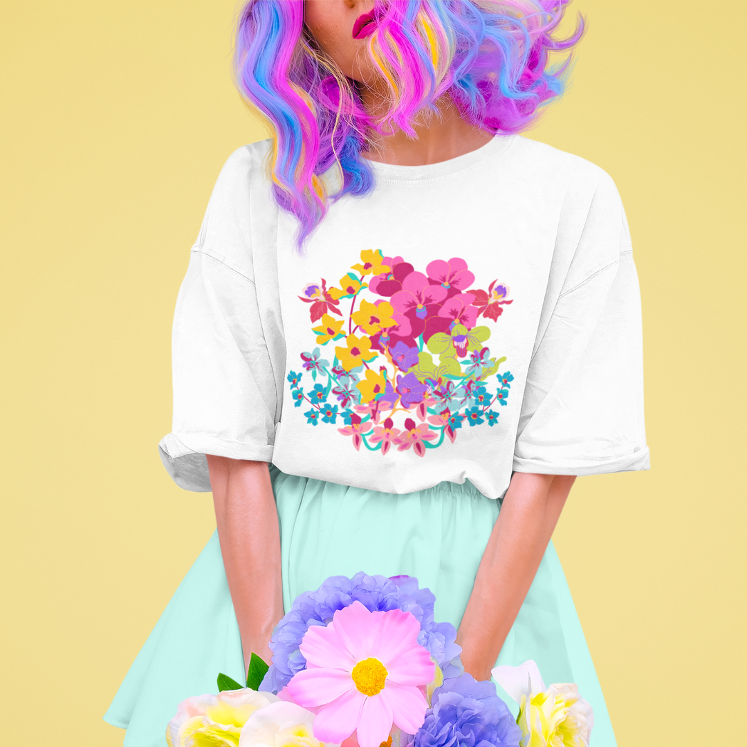 Camiseta Flores de Colombia